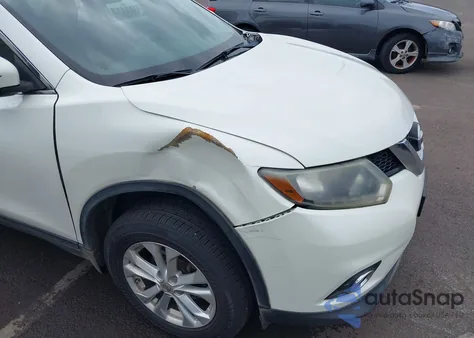 2015 Nissan Rogue Sv из США, поврежденный, VIN 5N1AT2MT1FC796627